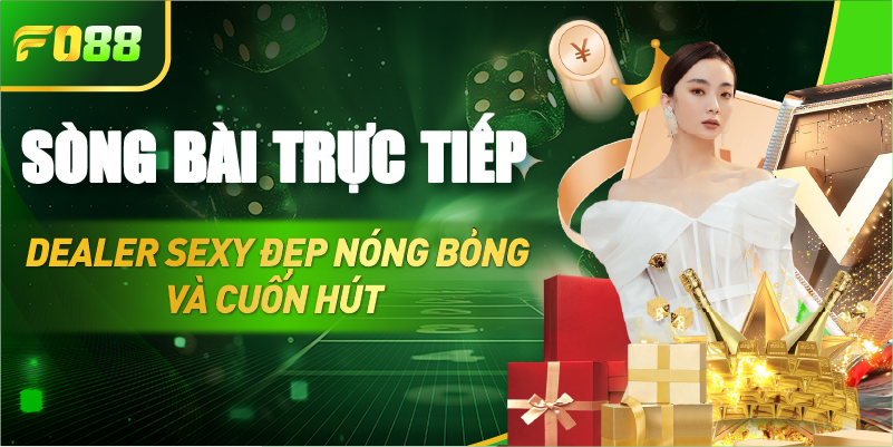 Sòng bài trực tiếp dealer sexy đẹp nóng bỏng và cuốn hút